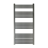 Cut out image of the JTP Vos Brushed Black 1200mm x 600mm Heated Towel Radiator